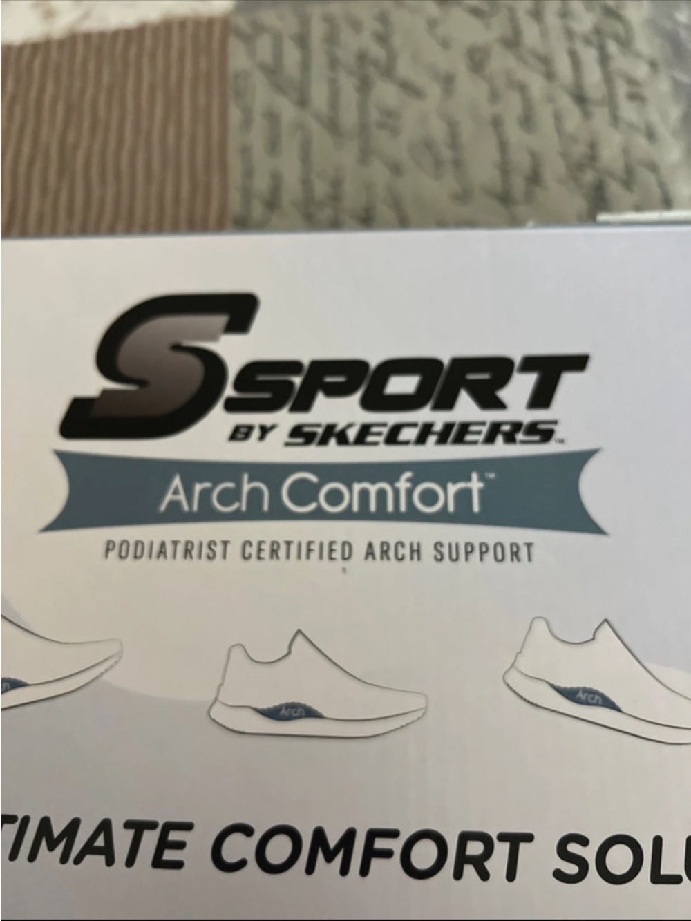 Skechers Black Knit Lace-Up Sport Sneakers (Arch fit) - Picture 9 of 10